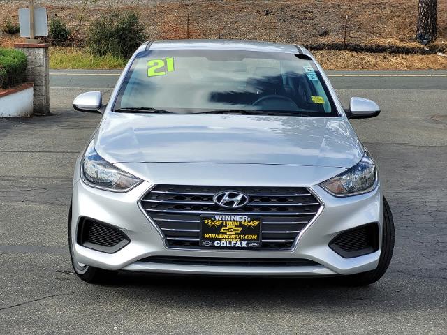 Used 2021 Hyundai Accent SE with VIN 3KPC24A65ME142987 for sale in Colfax, CA