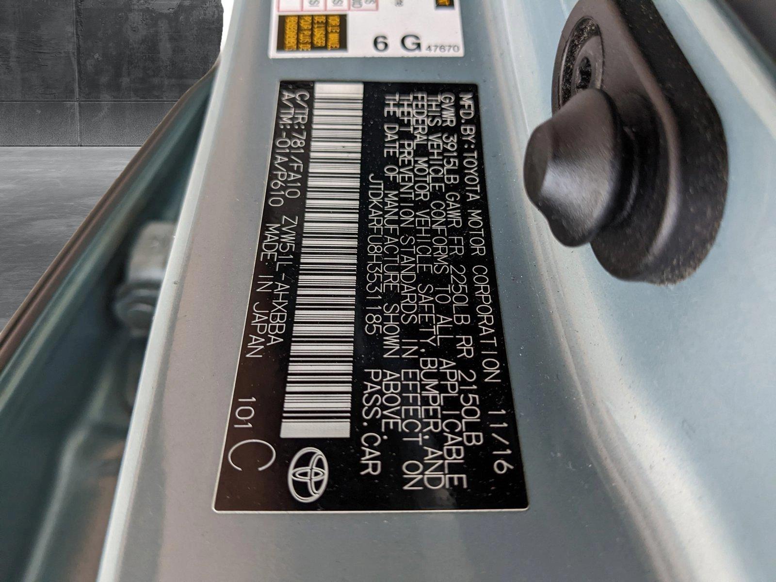2017 Toyota Prius Vehicle Photo in ORLANDO, FL 32808-7998