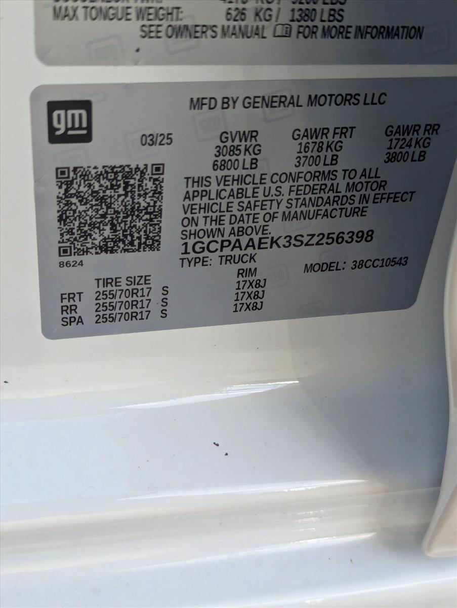 2025 Chevrolet Silverado 1500 Vehicle Photo in GREENACRES, FL 33463-3207