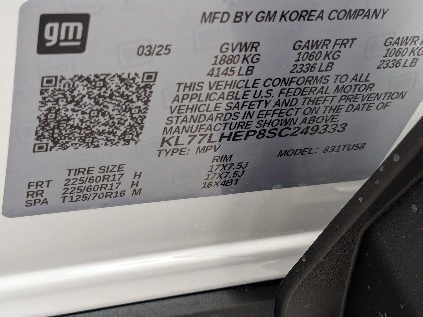 2025 Chevrolet Trax Vehicle Photo in MIAMI, FL 33134-2699