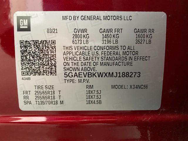 2021 Buick Enclave Vehicle Photo in Appleton, WI 54913