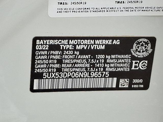 2022 BMW X3 Vehicle Photo in DANBURY, CT 06810-5034
