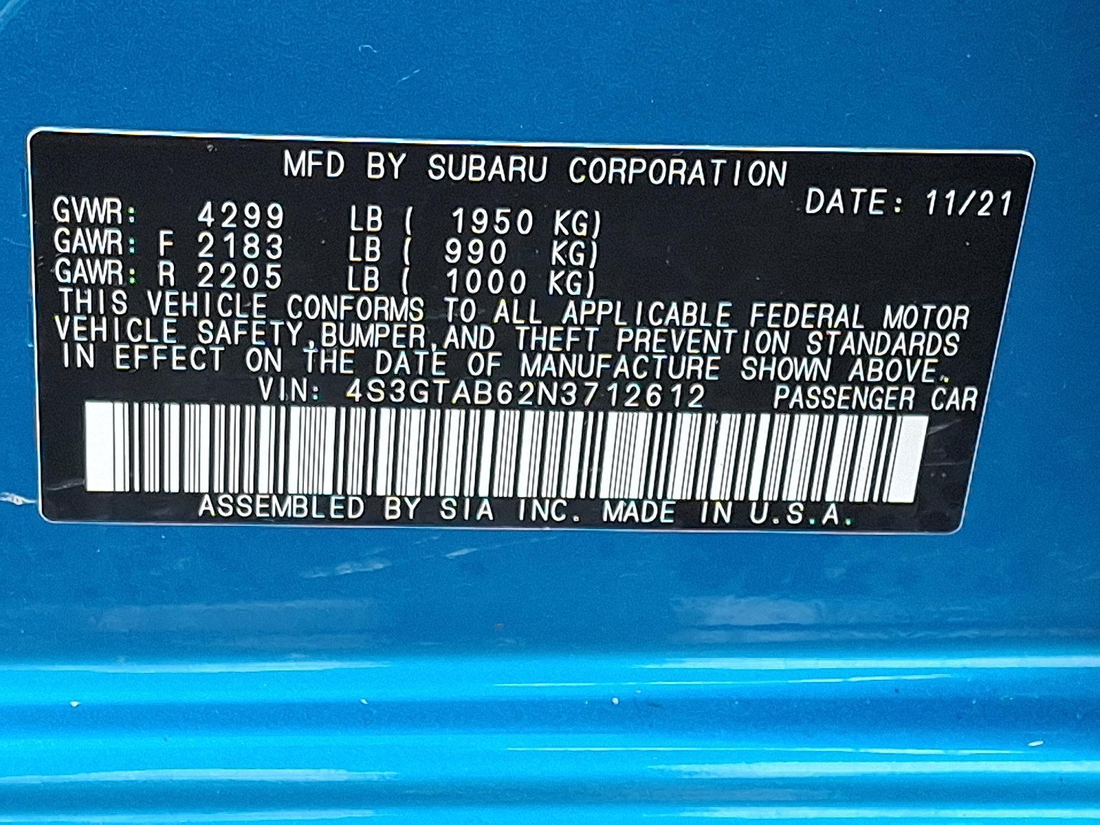 2022 Subaru Impreza Vehicle Photo in Easton, PA 18045