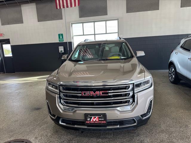 Used 2022 GMC Acadia SLE with VIN 1GKKNKL41NZ168967 for sale in Plymouth, WI