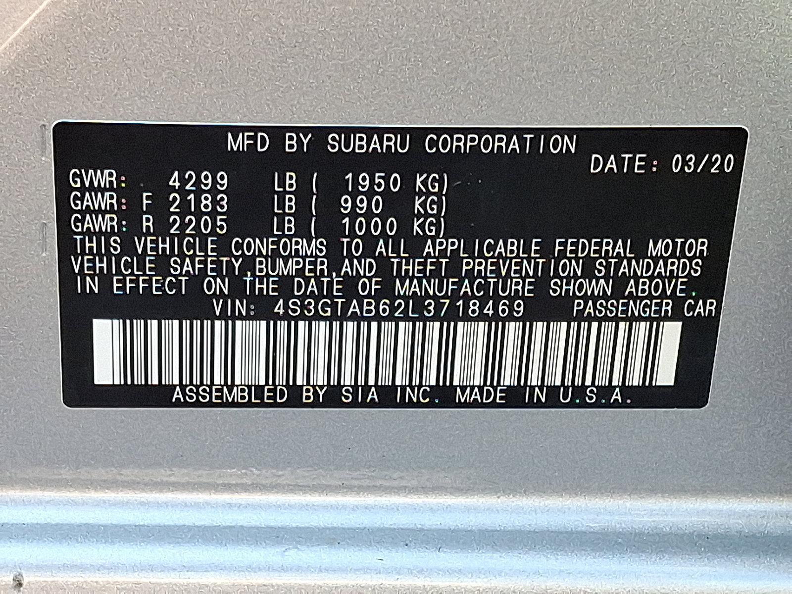 2020 Subaru Impreza Vehicle Photo in Easton, PA 18045