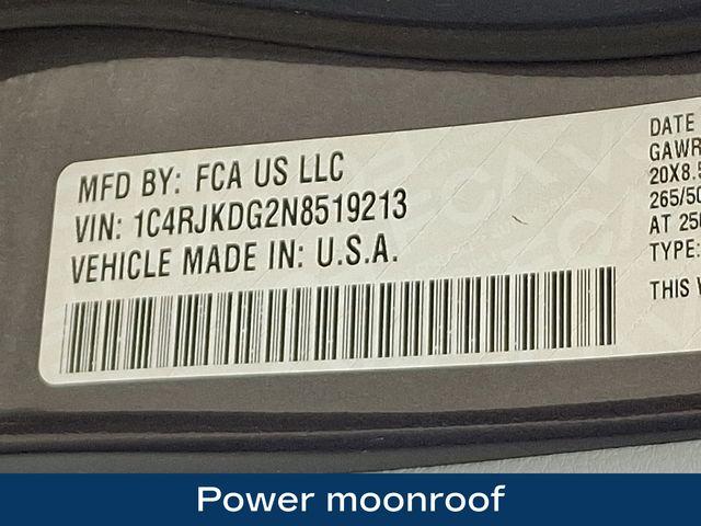 2022 Jeep Grand Cherokee L Vehicle Photo in PAWLING, NY 12564-3219