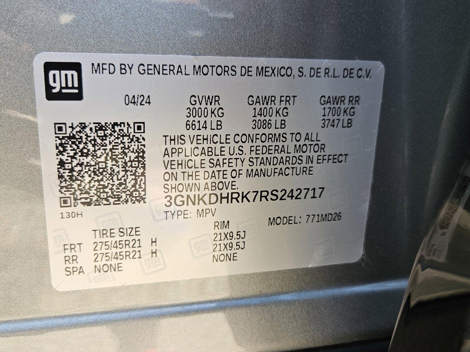 2024 Chevrolet Blazer EV Vehicle Photo in WACO, TX 76710-2592