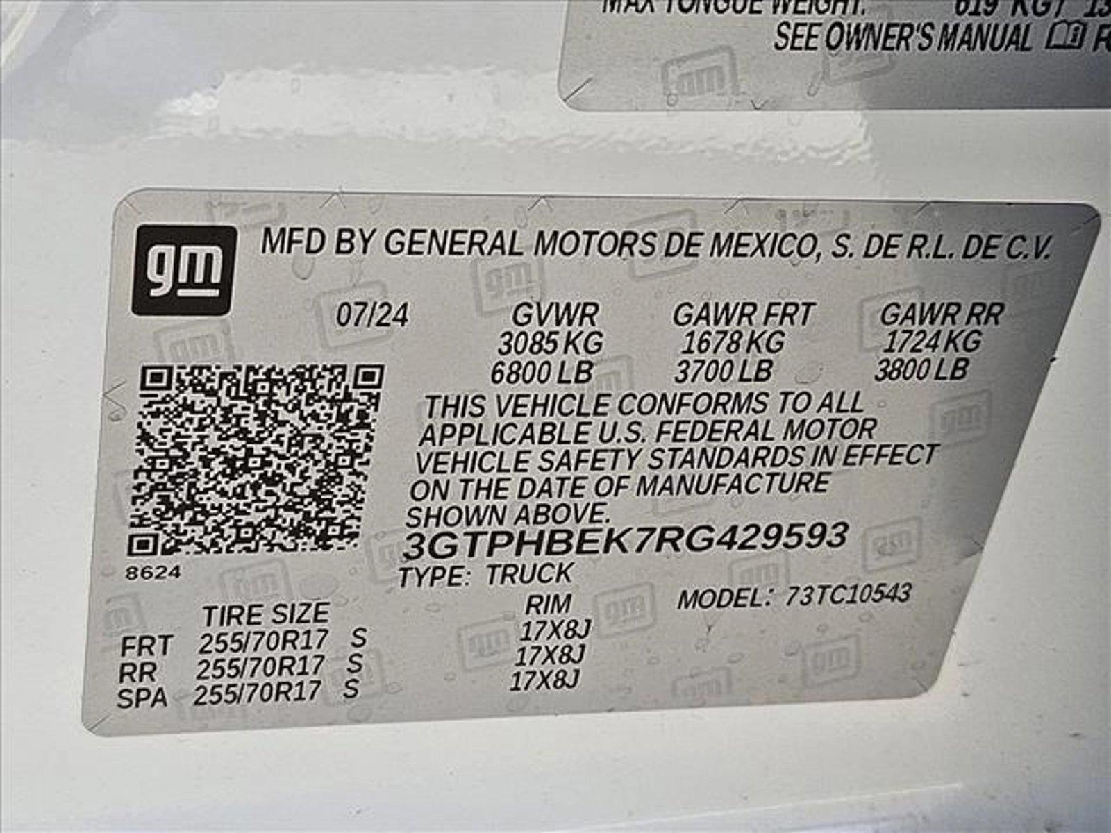 2024 GMC Sierra 1500 Vehicle Photo in HENDERSON, NV 89014-6702