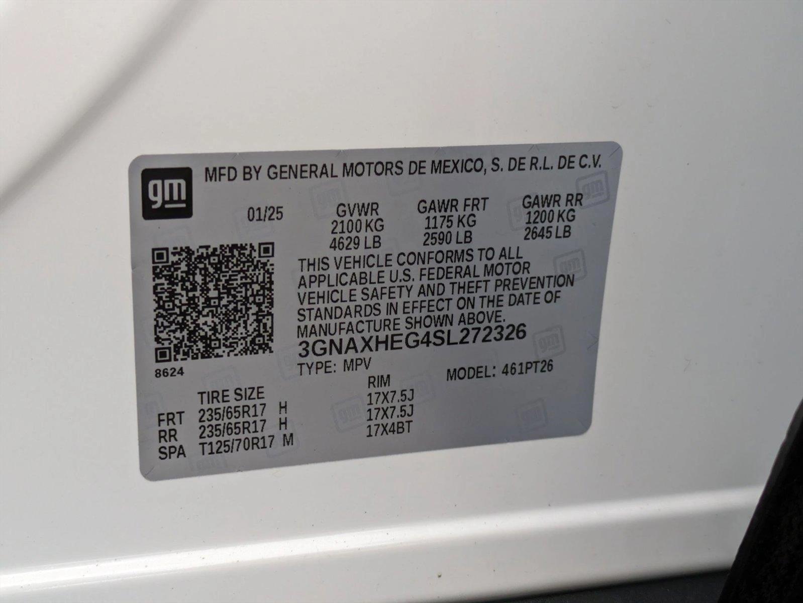 2025 Chevrolet Equinox Vehicle Photo in ORLANDO, FL 32812-3021