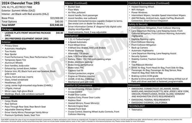 2024 Chevrolet Trax Vehicle Photo in DANBURY, CT 06810-5034