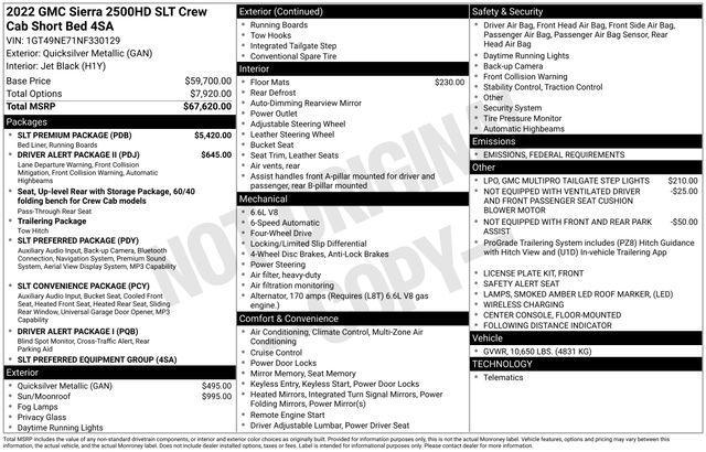 2022 GMC Sierra 2500 HD Vehicle Photo in DANBURY, CT 06810-5034