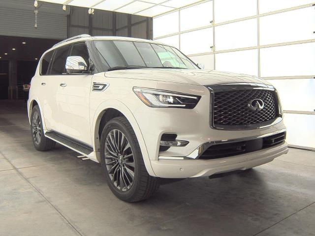 Certified 2024 INFINITI QX80 Sensory 4WD with VIN JN8AZ2BE5R9331622 for sale in Dallas, TX