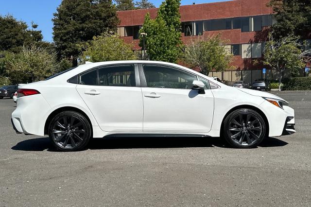 Used 2023 Toyota Corolla LE with VIN JTDBCMFE8PJ000861 for sale in Newark, CA