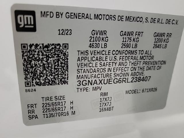 2024 Chevrolet Equinox Vehicle Photo in GREEN BAY, WI 54303-3330