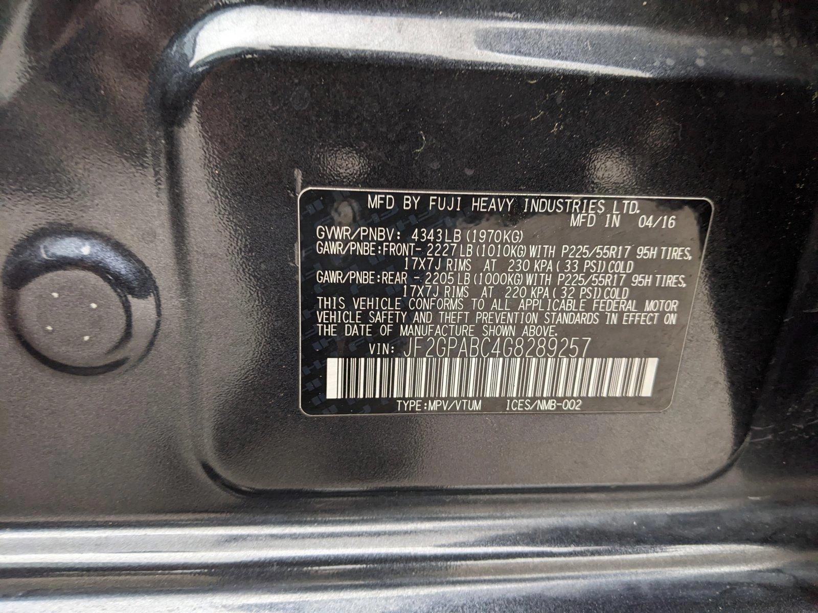 2016 Subaru Crosstrek Vehicle Photo in AUSTIN, TX 78759-4154