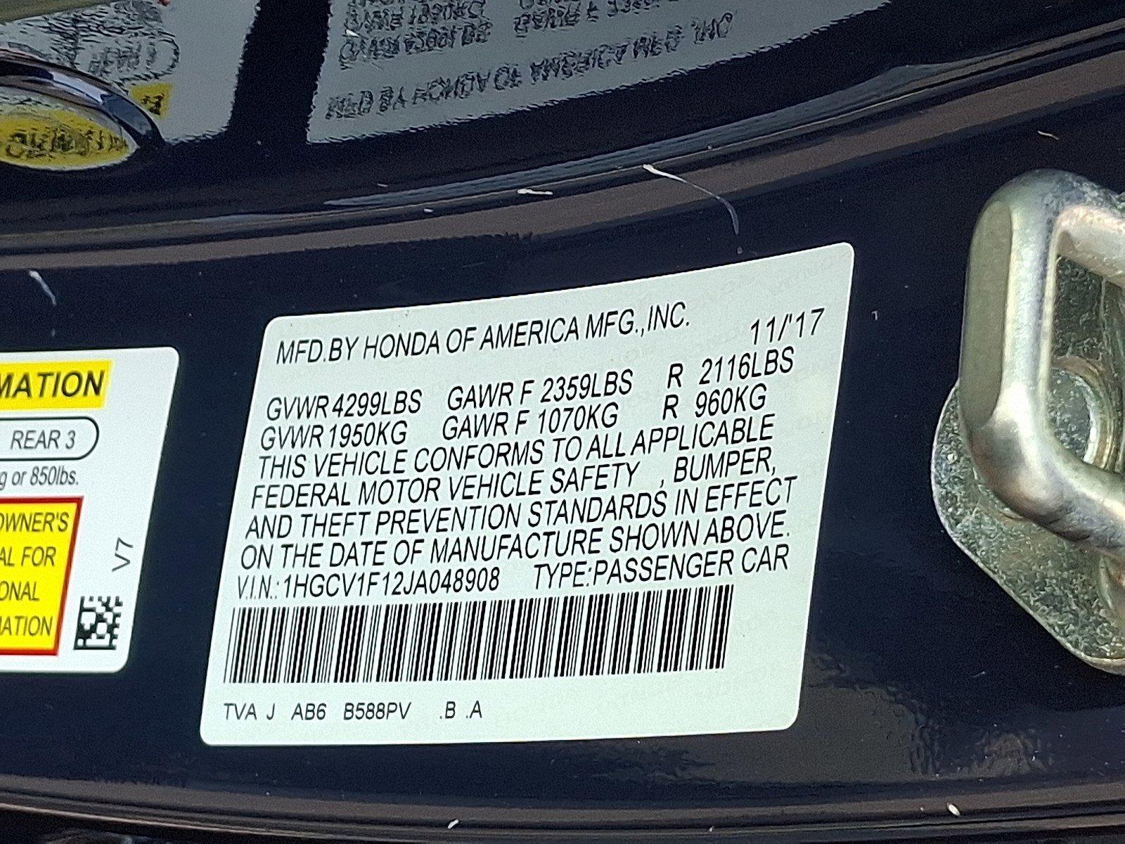 2018 Honda Accord Sedan Vehicle Photo in Harrisburg, PA 17111