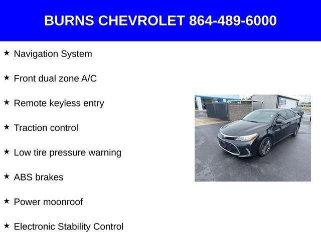 2018 Toyota Avalon Vehicle Photo in Gaffney, SC 29341
