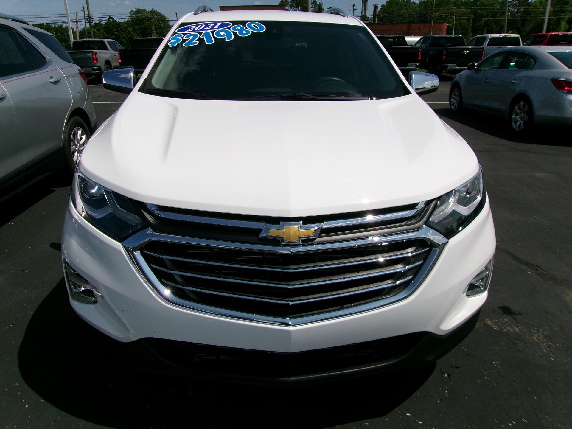 Used 2021 Chevrolet Equinox Premier with VIN 3GNAXNEVXMS178473 for sale in Warren, MI