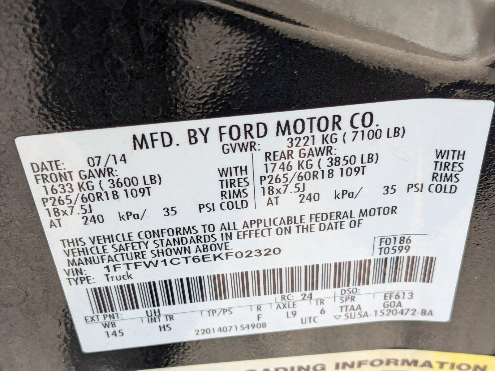 2014 Ford F-150 Vehicle Photo in Miami, FL 33015