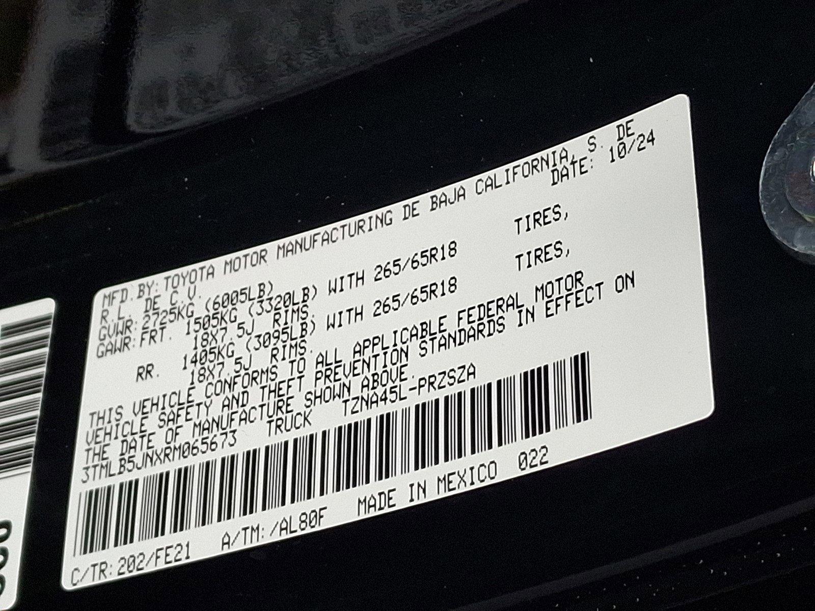 2024 Toyota Tacoma 4WD Vehicle Photo in Harrisburg, PA 17111
