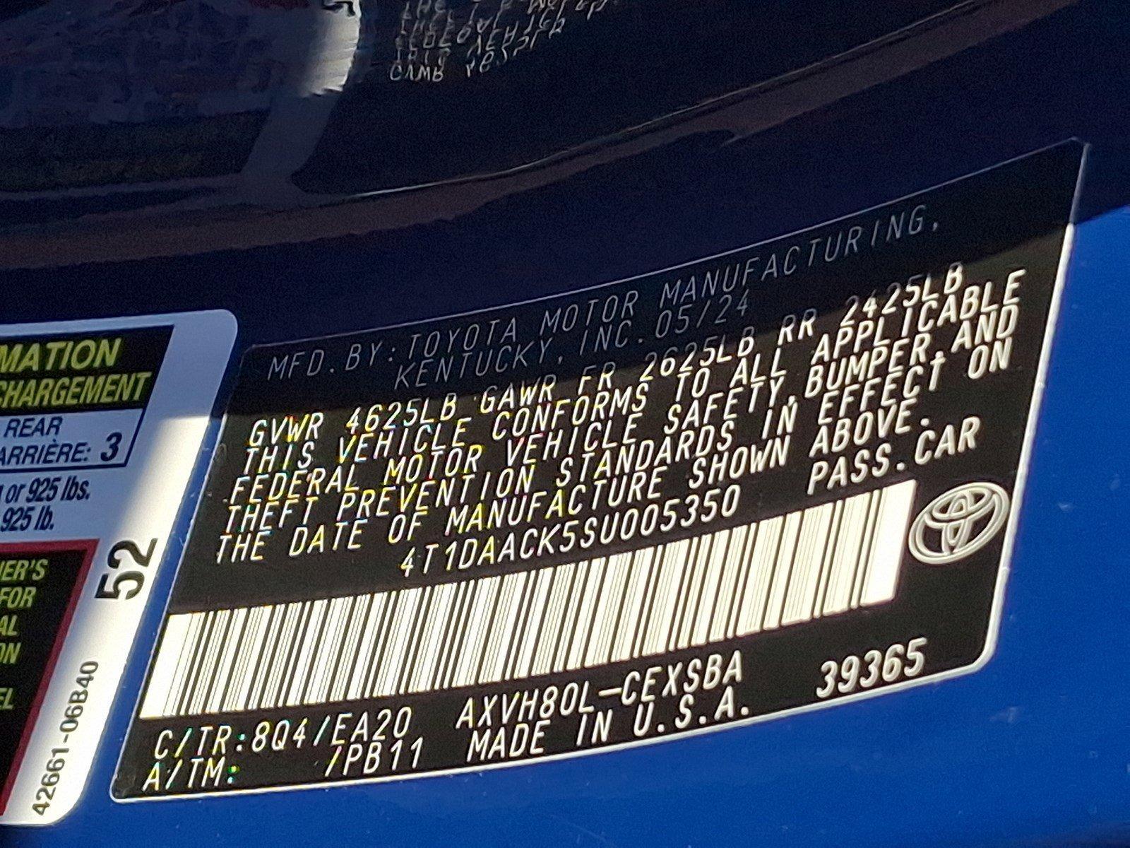 2025 Toyota Camry Vehicle Photo in Harrisburg, PA 17111