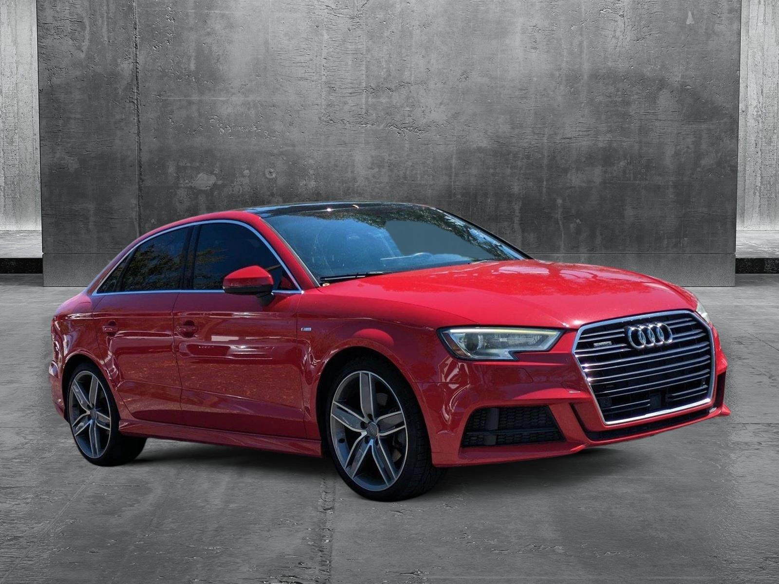 2018 Audi A3 Sedan Vehicle Photo in GREENACRES, FL 33463-3207