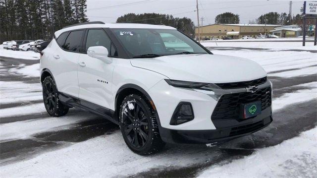 Used 2019 Chevrolet Blazer RS with VIN 3GNKBJRS0KS678649 for sale in Hermantown, Minnesota