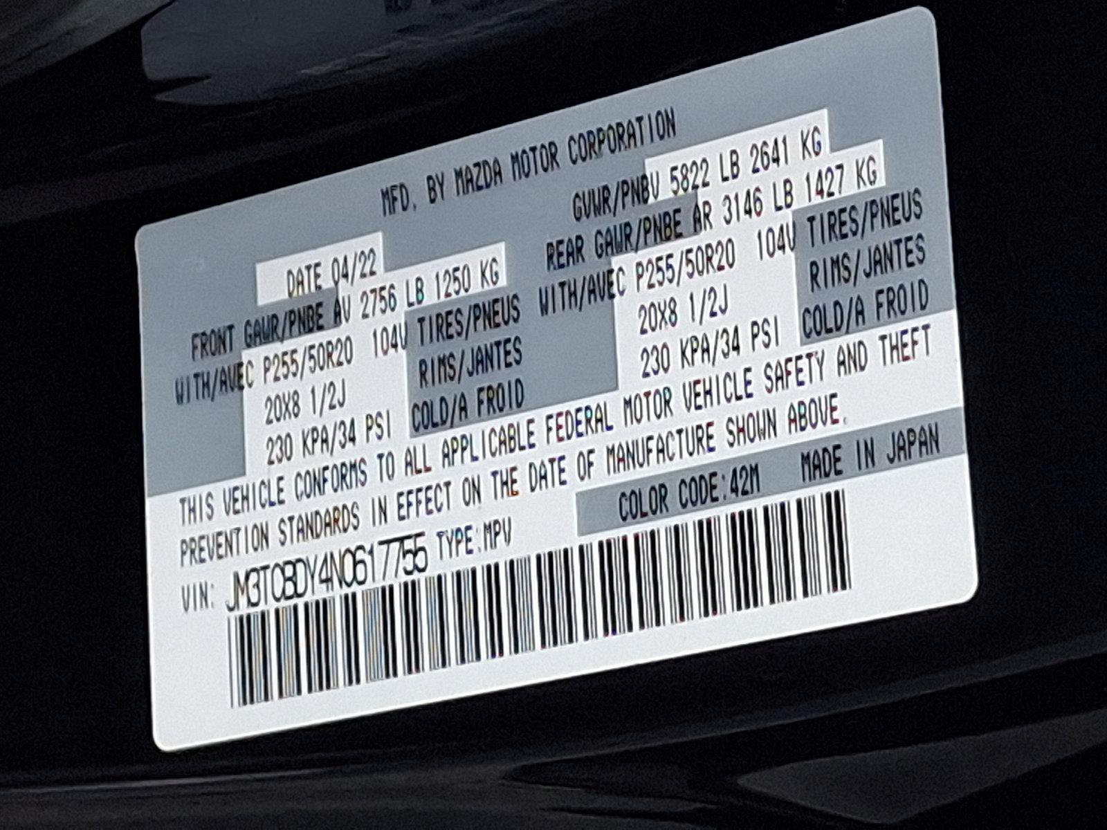 2022 Mazda CX-9 Vehicle Photo in Harrisburg, PA 17111