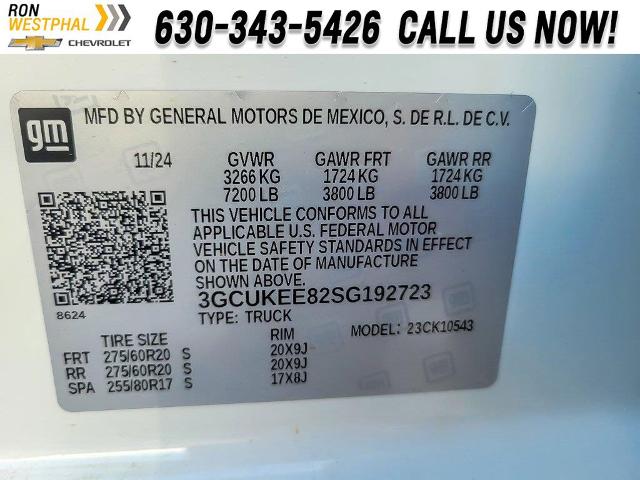 2025 Chevrolet Silverado 1500 Vehicle Photo in AURORA, IL 60503-9326