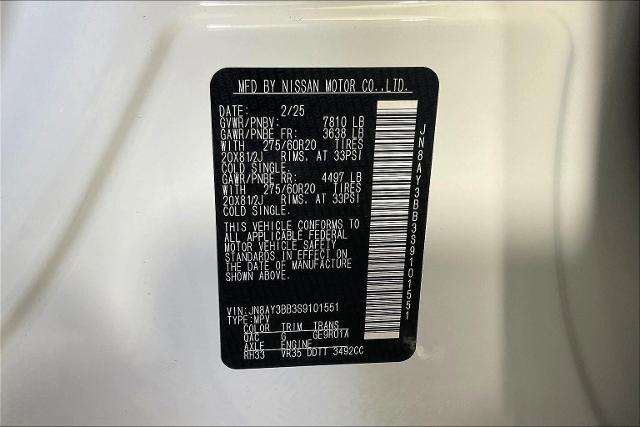 2025 Nissan Armada Vehicle Photo in Tulsa, OK 74129