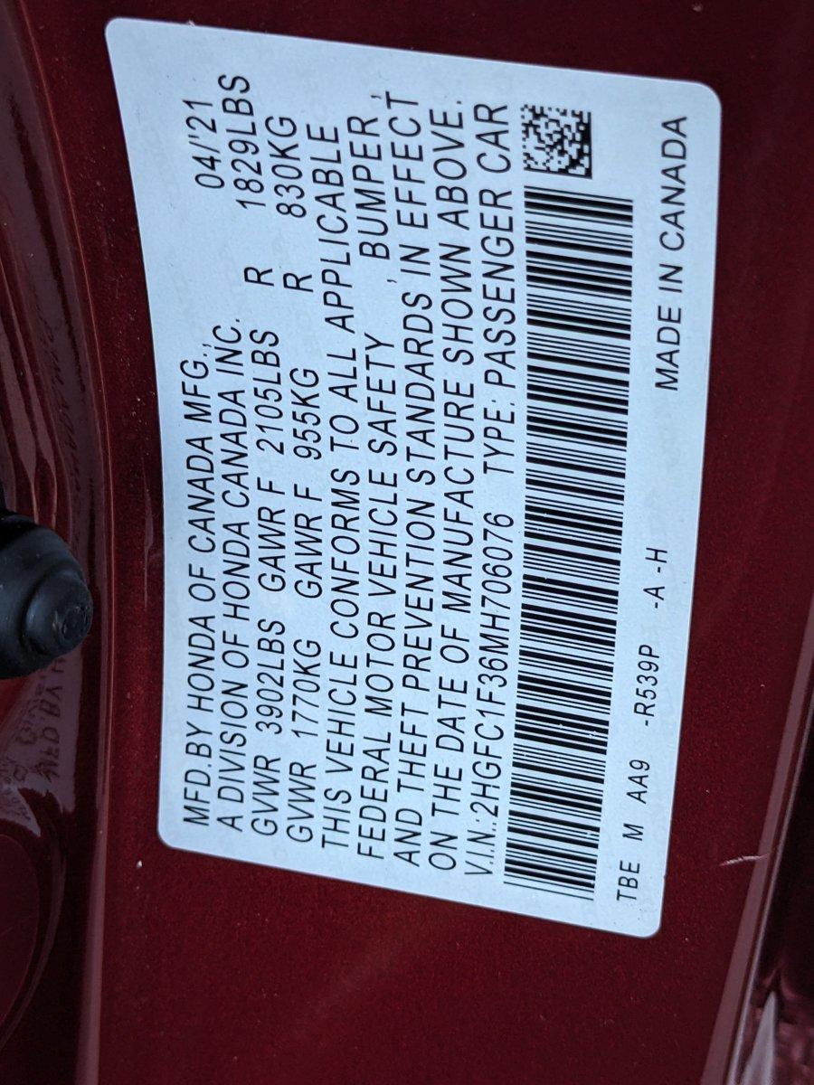 2021 Honda Civic Sedan Vehicle Photo in Sanford, FL 32771
