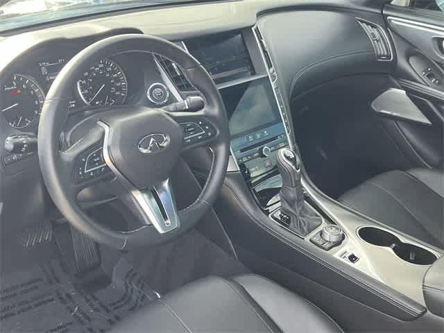 Used 2022 INFINITI Q60 Coupe LUXE with VIN JN1EV7KK8NM600878 for sale in Houston, TX