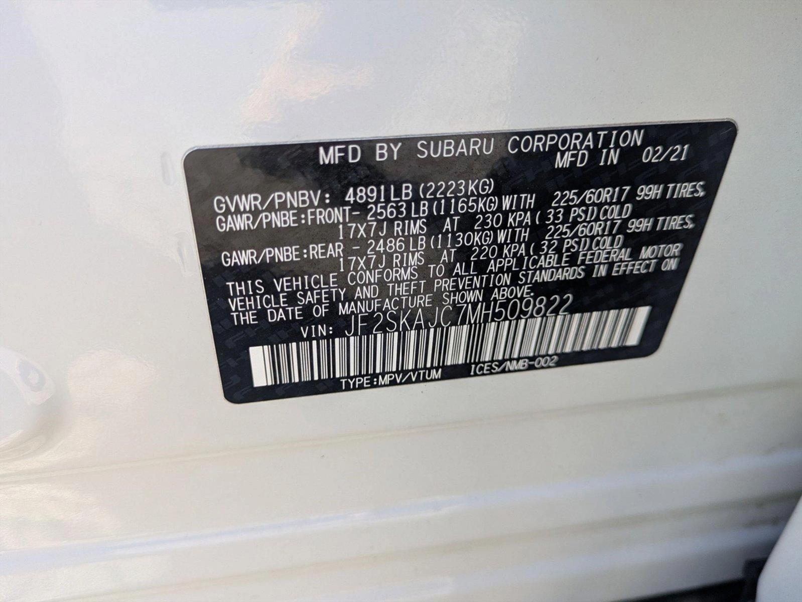 2021 Subaru Forester Vehicle Photo in Corpus Christi, TX 78415