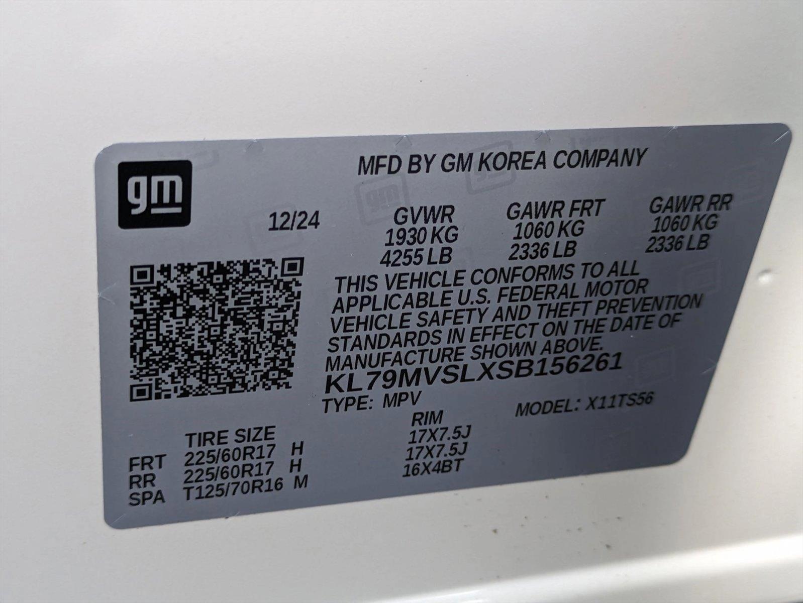 2025 Chevrolet Trailblazer Vehicle Photo in GREENACRES, FL 33463-3207