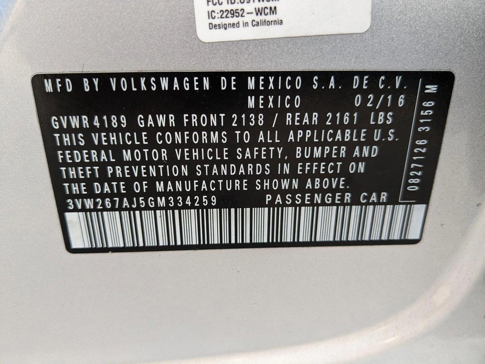 2016 Volkswagen Jetta Sedan Vehicle Photo in Orlando, FL 32811