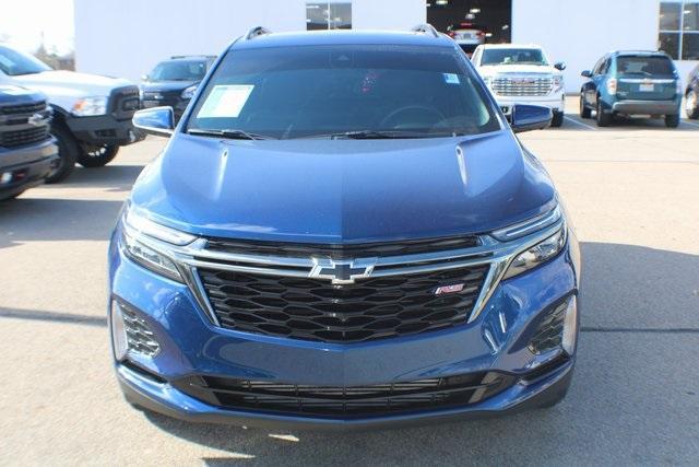 Certified 2022 Chevrolet Equinox RS with VIN 3GNAXMEV8NS245728 for sale in Vandalia, OH