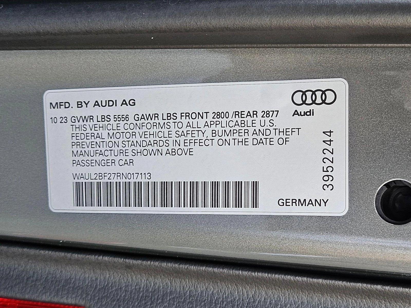 2024 Audi A6 Sedan Vehicle Photo in Henderson, NV 89014