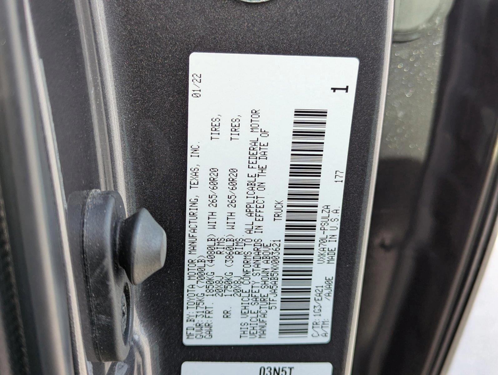 2022 Toyota Tundra 2WD Vehicle Photo in Ft. Myers, FL 33907