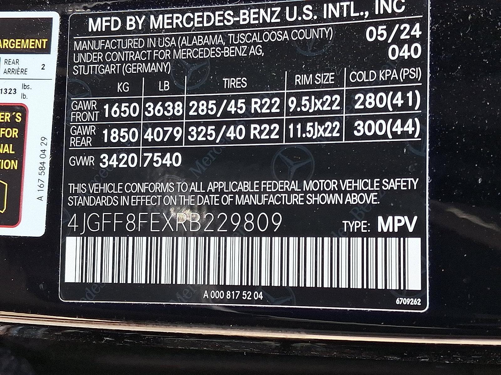 2024 Mercedes-Benz GLS Vehicle Photo in BETHLEHEM, PA 18017-9401