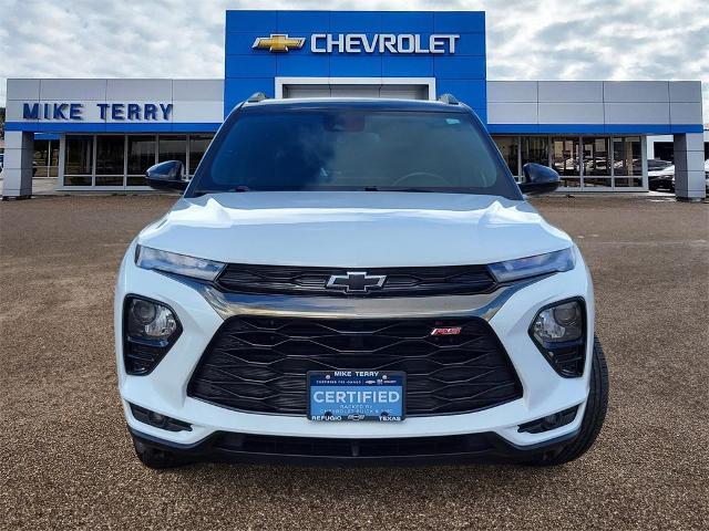 Certified 2023 Chevrolet TrailBlazer RS with VIN KL79MTSLXPB185562 for sale in Refugio, TX