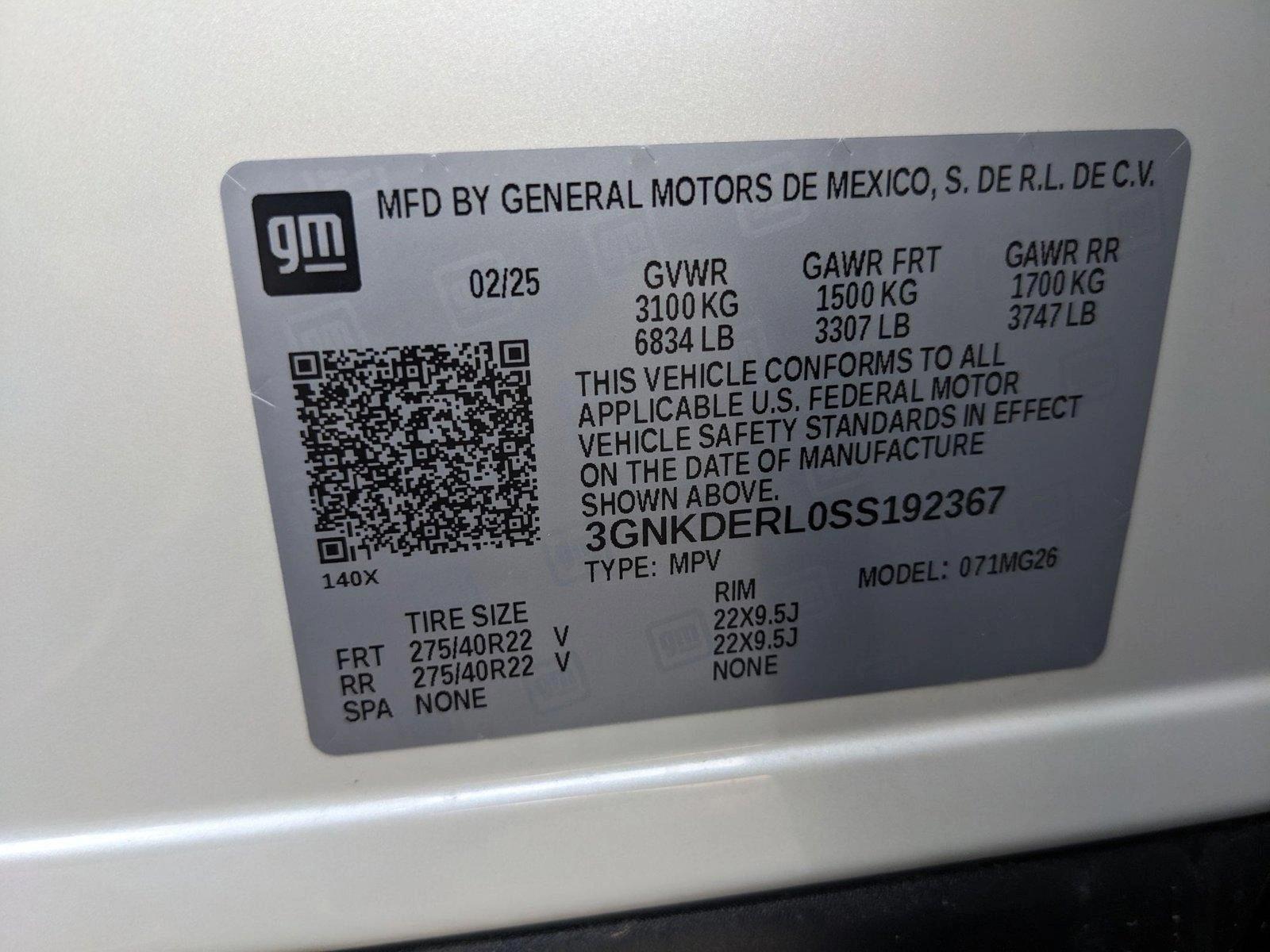 2025 Chevrolet Blazer EV Vehicle Photo in HOUSTON, TX 77034-5009