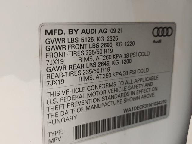 2022 Audi Q3 Vehicle Photo in PINEVILLE, NC 28134-8495