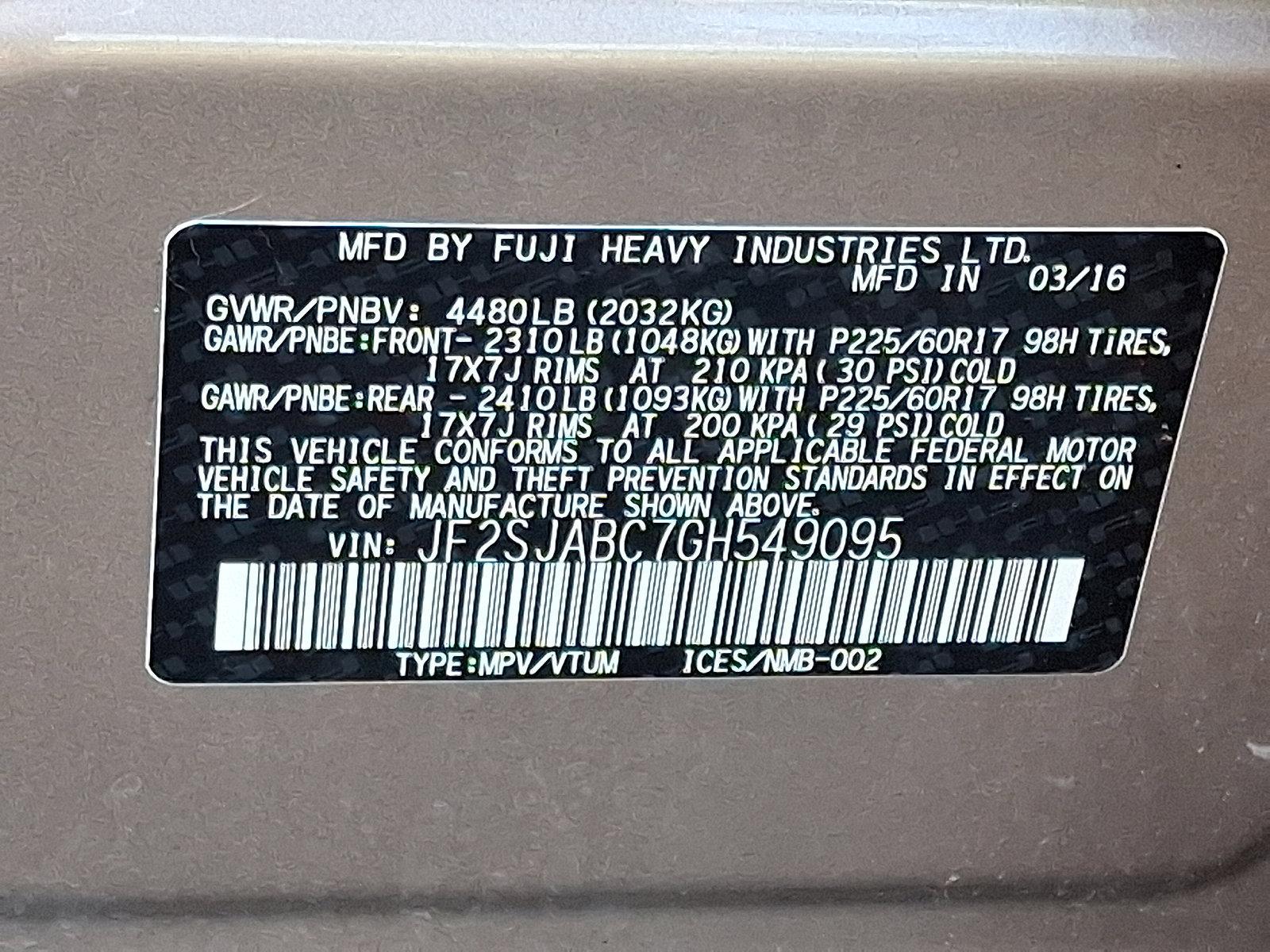 2016 Subaru Forester Vehicle Photo in Easton, PA 18045