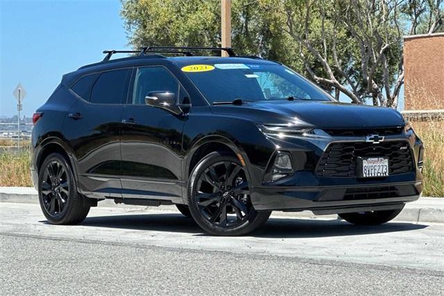 Certified 2021 Chevrolet Blazer RS with VIN 3GNKBKRS5MS543921 for sale in Redwood City, CA