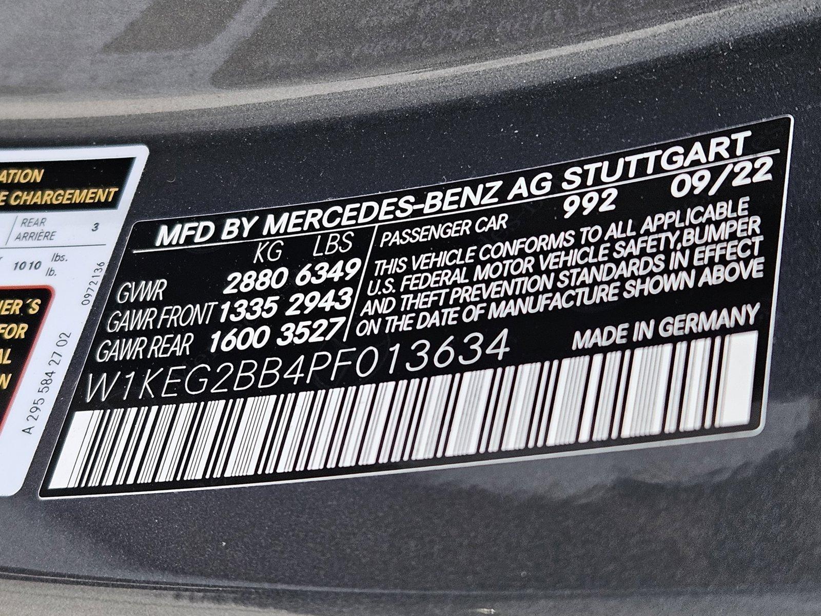 2023 Mercedes-Benz EQE Vehicle Photo in Fort Lauderdale, FL 33316