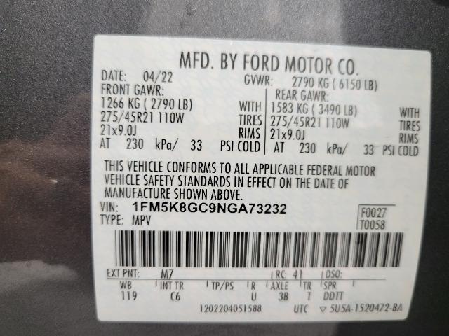 2022 Ford Explorer Vehicle Photo in Neenah, WI 54956