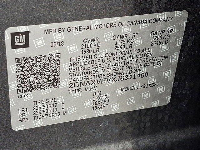 2018 Chevrolet Equinox Vehicle Photo in LANCASTER, PA 17601-0000