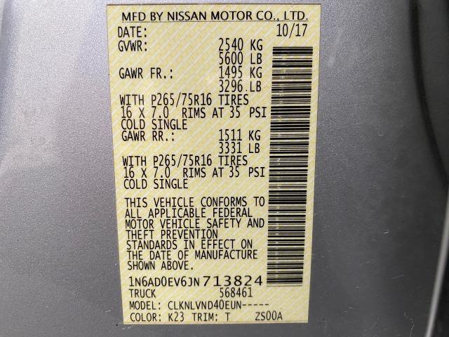 2018 Nissan Frontier Vehicle Photo in Appleton, WI 54913