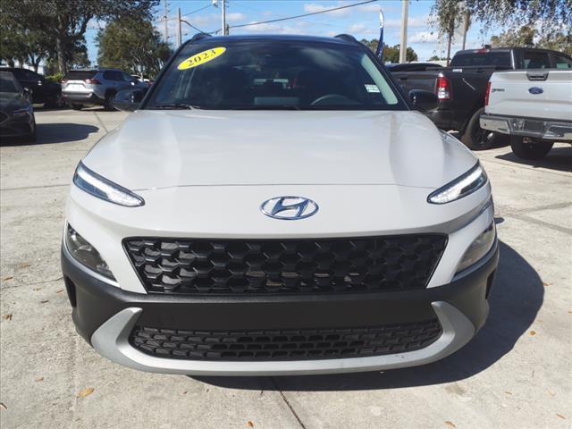 Certified 2023 Hyundai Kona SEL with VIN KM8K62AB9PU032818 for sale in Melbourne, FL