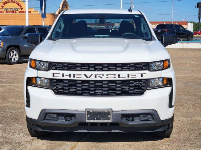 Used 2021 Chevrolet Silverado 1500 Custom with VIN 3GCPWBEKXMG308104 for sale in HOUSTON, TX